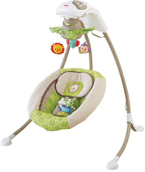 Fisher Price Deluxe Cradle N Swing Rainforest Friends