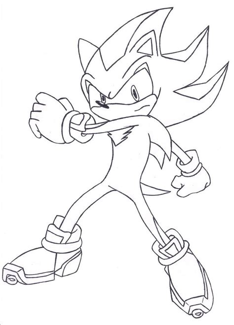 Vector Coloring Page Sonic The Hedgehog Coloring Home