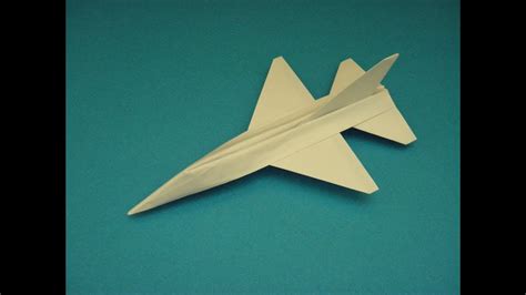 Flyable Origami F 16 Falcon Tutorial By Ken Hmoob Youtube