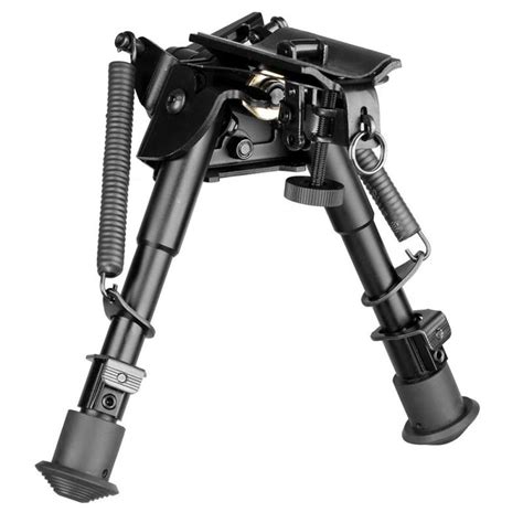 6 9 Inch Swivel Bipod Quick Deploy Notched Legs With “s” Lock