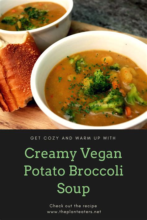 The Plant Eaters Creamy Vegan Potato Broccoli Soup
