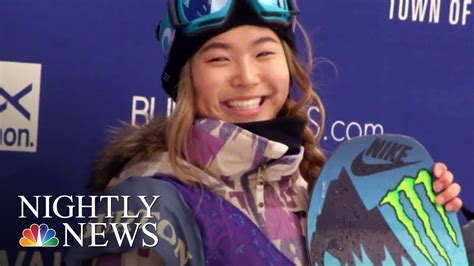 how chloe kim became america s snowboarding superstar nbc nightly news youtube
