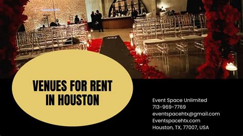 The Ultimate Guide To Venues For Rent In Houston Finding The Perfect