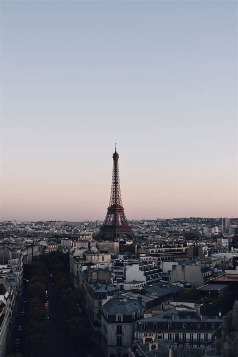 마담 에펠 일몰 탑 하늘 거리 원근법 건축물 에펠 Piqsels
