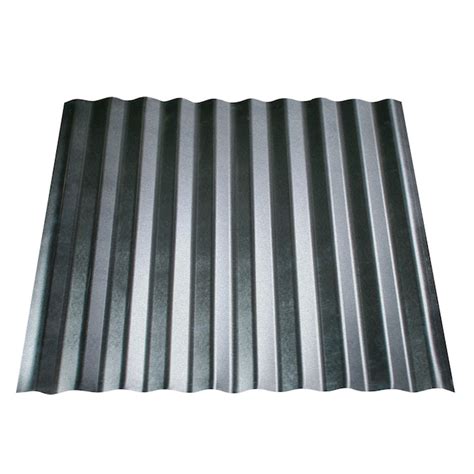 Metal Sales 24 Ft X 12 Ft Corrugated Unpaintedgalvalume Steel Roof