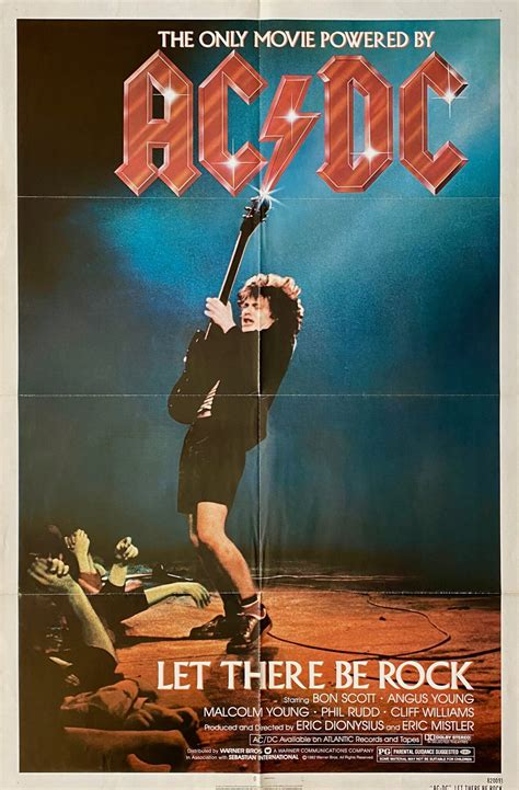 original ac dc let there be rock movie poster ac dc heavy rock