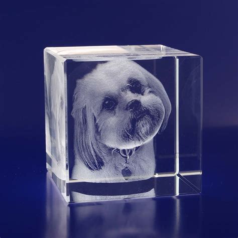 50mm Crystal Cube 3D IMAAGE Com Au