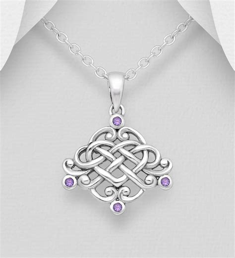 Celtic Knot Necklace Love Knot Jewelry Celtic Jewelry Scotland