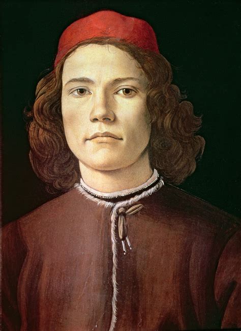 Portrait Of A Young Man Sandro Botticelli 1483 National Gallery