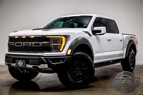 2023 Ford F 150 Raptor 414 Miles Oxford White Crew Cab Pickup Ecoboost