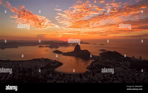 Rio De Janeiro Brazil Sunrise Stock Photo Alamy