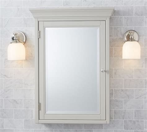 • expertly crafted of steel, aluminum and glass. Hotel Wall-Mounted Medicine Cabinet | Pottery Barn