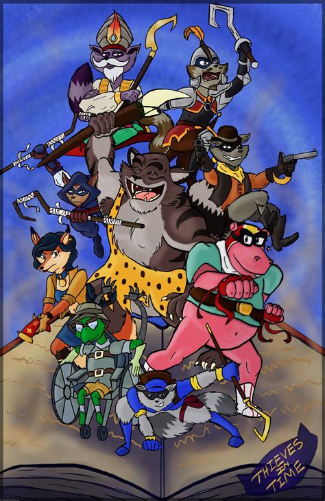 Sly Cooper Thieves In Time Poster By Yukinekocat On Deviantart
