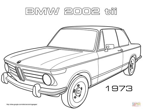 Gambar Classic Cars Coloring Pages Free Printable Pictures Bmw