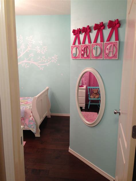 Girls Room Kid Height Mirror And Wall Decor Kids Room Little Girl