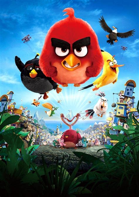 Jason sudeikis, josh gad, danny mcbride and others. The Angry Birds Movie Poster | Angry birds full movie ...