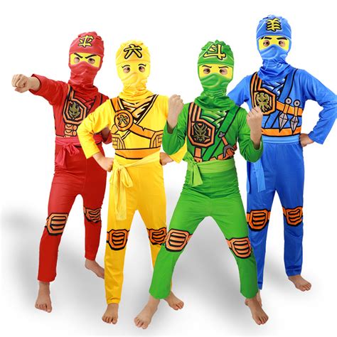 Ninjago Costume Boys Costumes Children Fancy Party Dress Up Carnival