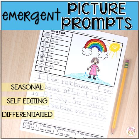 Free Picture Writing Prompts Differentiated Mrs Winters Bliss
