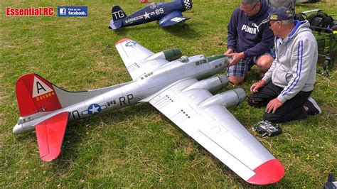 Gigantic B Flying Fortress Takes Flight Model Airplane Off