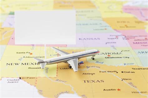 Airplane On Map Stock Image Image Of Business Empty 83124911
