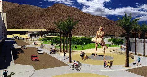 Downtown Palm Springs park saves spot for Marilyn