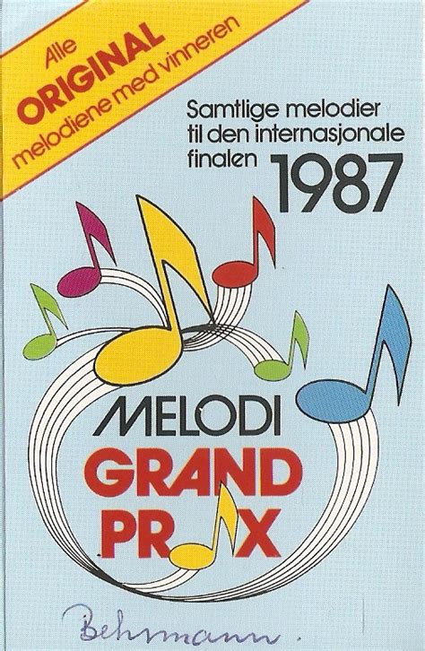 Dansk melodi grand prix winners — this page lists the songs and artists that have won dansk melodi grand prix — this article is about norwegian song contest. Melodi Grand Prix 1987 (Cassette, Compilation) | Discogs