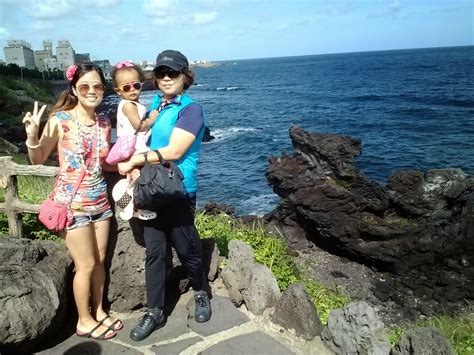 korean mom lilys life style jeju island trip  dragon head rock   places  visit