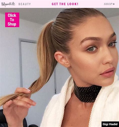 The Perfect Ponytail — Get Gigi Hadids Easy 5 Minute Style Perfect