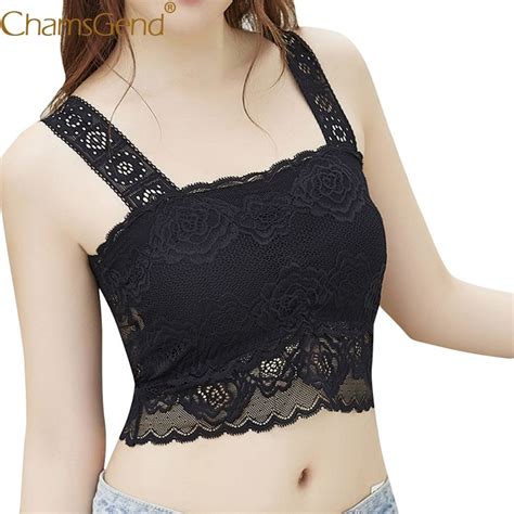 Buy Chamsgend Women Sexy Floral Lace Padded Bra Intimate Bralet Female Chest