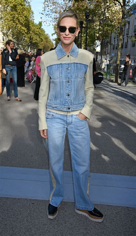 Cate Blanchett At Stella Mccartney Womenswear Springsummer 2024 Show