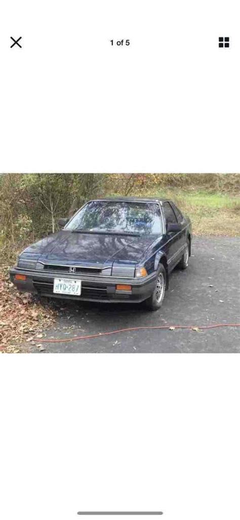 Fuel consumption for the 1983 honda prelude is dependent on the type of engine, transmission, or model chosen. 1983 Honda Prelude Coupe Blue FWD Automatic - Classic ...