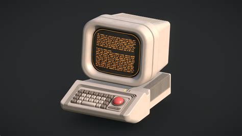 Retro Computer Download Free 3d Model By Urpo F844c03 Sketchfab