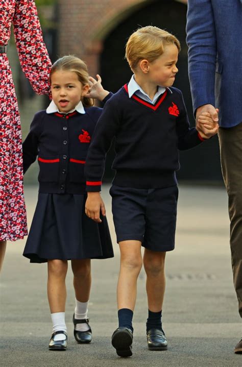 Royal fans got an extra special treat on christmas morning when prince george, 6, and charlotte took part in the royal. Princess Charlotte's First Day of School Pictures ...