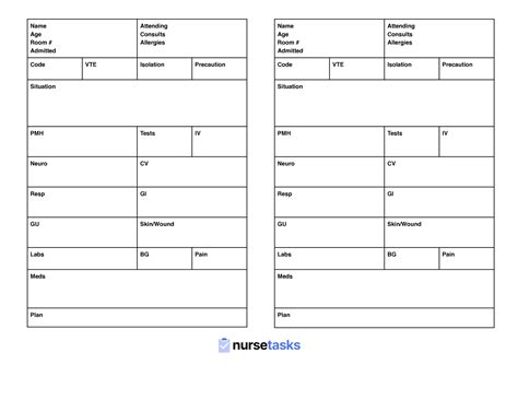 10 Amazing FREE Nursing Report Sheet Downloads