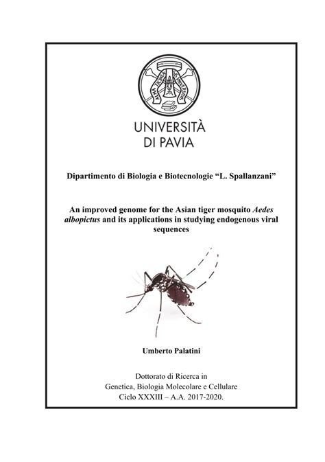 Pdf An Improved Genome For The Asian Tiger Mosquito Aedes Albopictus