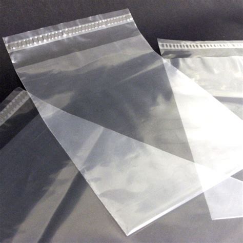 240mm X 320mm Clear Poly Envelopes Pack Of 500 70 Micron Extra