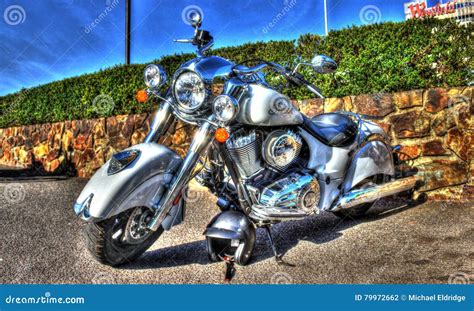 Classic American Indian Motorcycle Editorial Photography Image Of