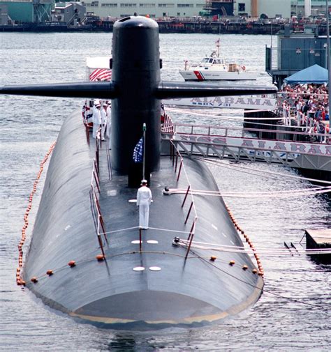 Uss Alabama Ssbn 731 Ohio Class Ballistic Missile Submarine Us Navy