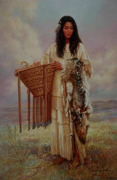 Native American Indian Native American Paintings Native American Girls Native American