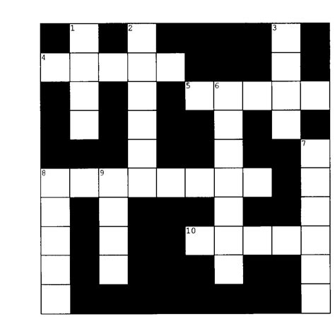 Clipart Crossword Puzzle Clue