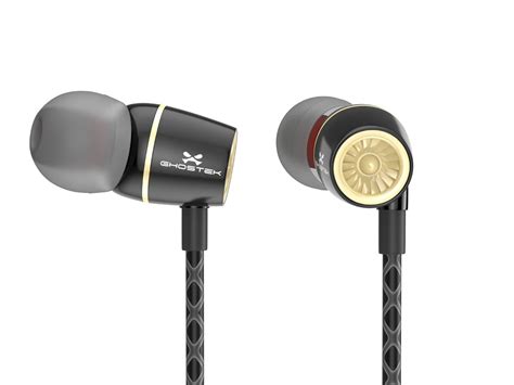 Wired 35mm Headphones Earphones Ghostek Turbine Black Series Wired E