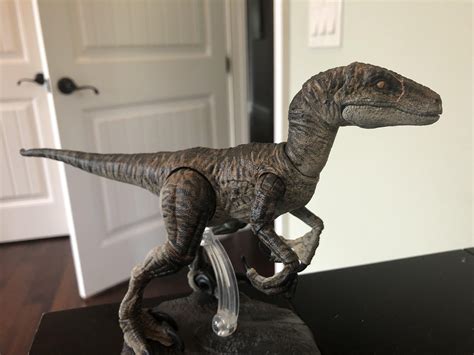 Repainted Jurassic World Velociraptor Mattel R ActionFigures