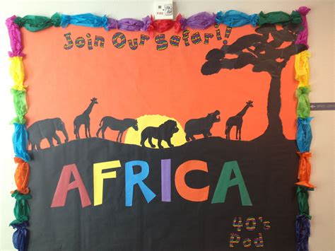 This Is A Bulletin Board I Created For Our School Wide International