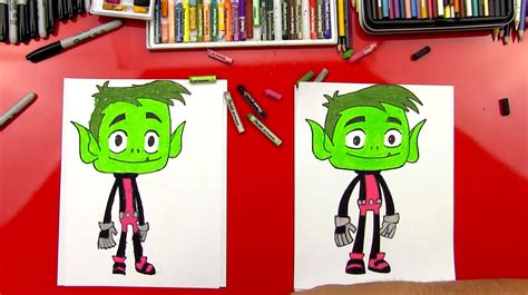 Teen Titans Beast Boy Drawing Recoveryparade