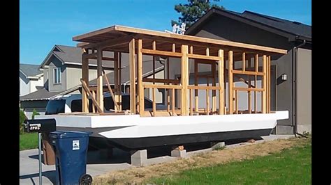 How To Build A Pontoon Houseboat Easy Craft Ideas