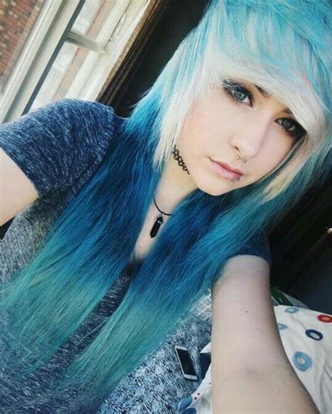 Ice Blue Hair Emo Girl Telegraph