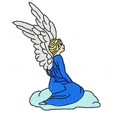 Kneeling Angel Drawing Free Download On Clipartmag
