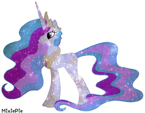 Mlp Princess Celestia Galaxys Power By Mixiepie On Deviantart