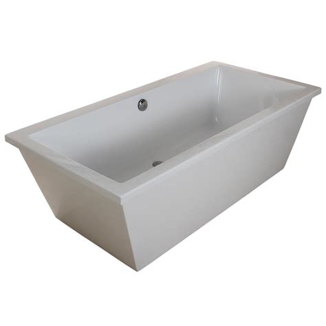 5 ft rounded fully jacuzzi bathtub. Aqua Eden Contemporary 5.5 ft. Acrylic Flatbottom ...