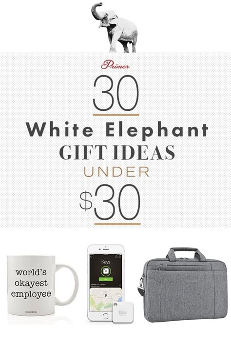 20 christmas gift ideas for the geeky gal. 30 White Elephant Gift Ideas Under $30 | Primer